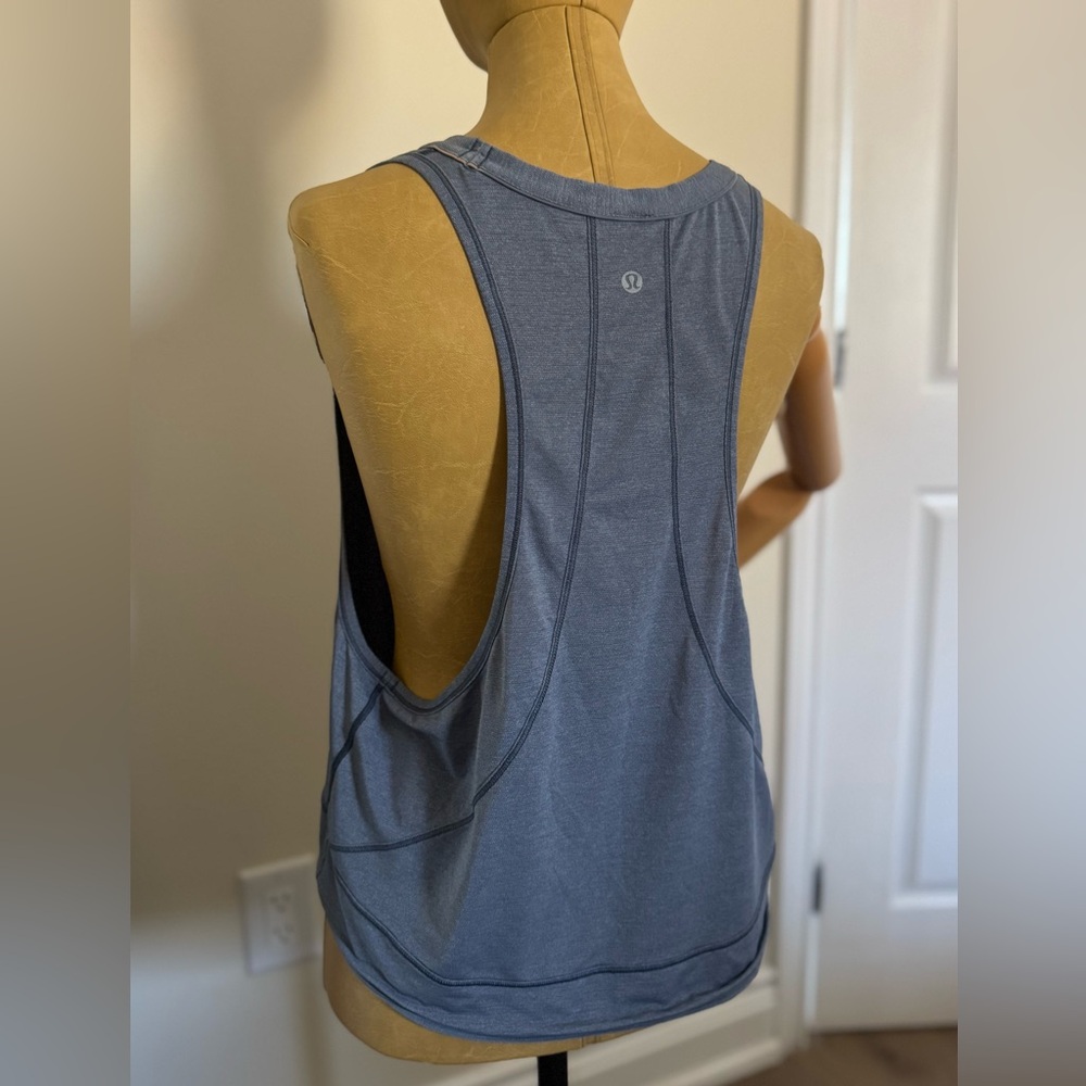 LULULEMON pace perfect tank top, Heather gray - Picture 5 of 8